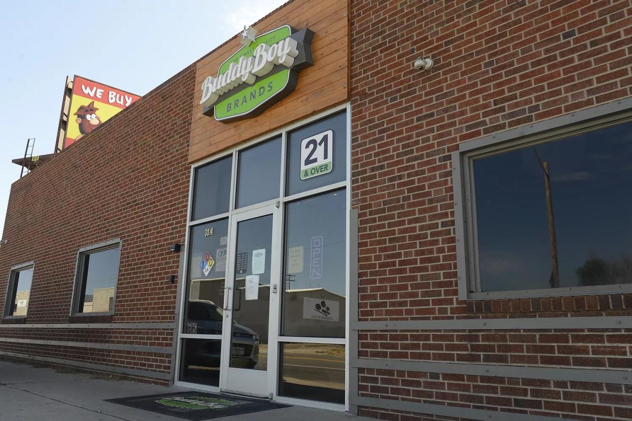 A now-closed Buddy Boy dispensary in Denver.