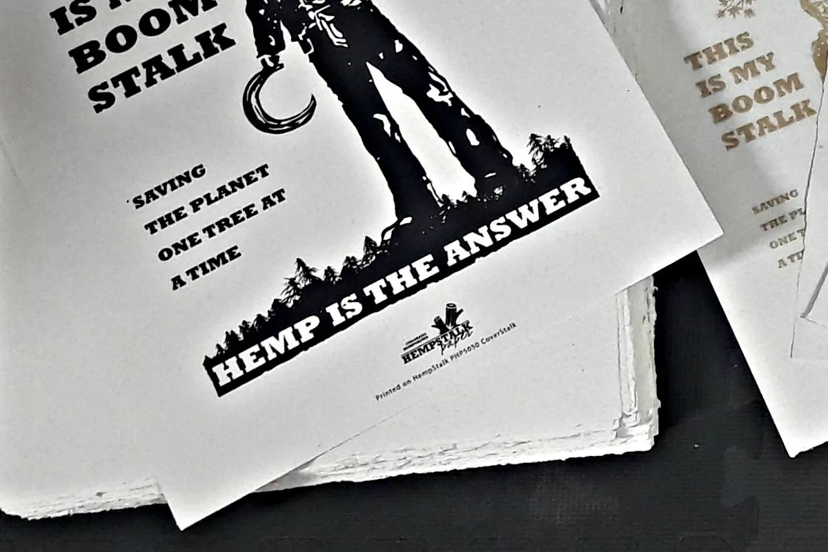 A First for Colorado: Tree Free Hemp Is Producing Paper From Seed to Sheet