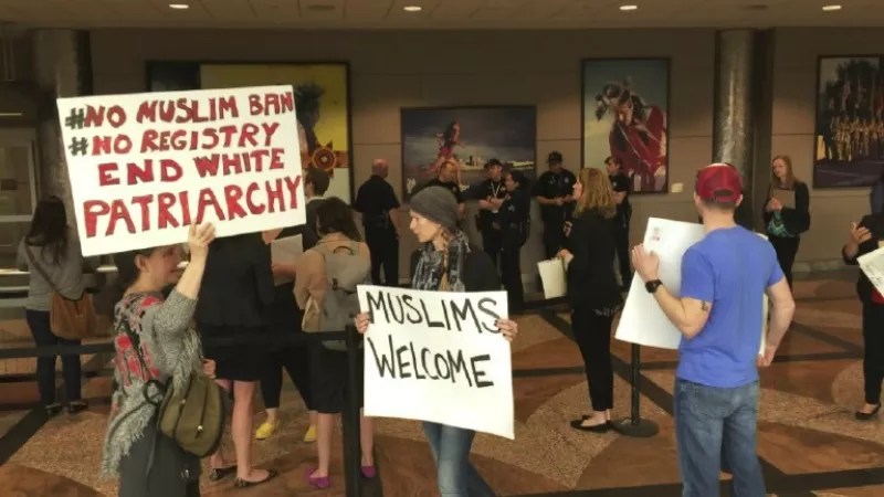 Civil-Rights Lawsuit Filed Over Treatment of Muslim-Ban Protesters at DIA