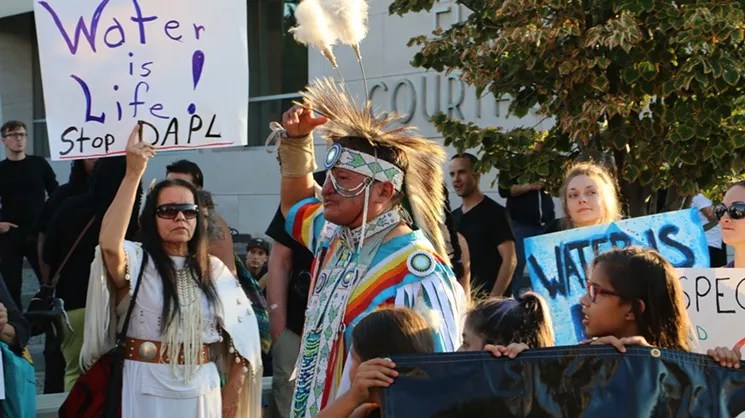 Rise With Standing Rock at Native Nations March in Denver Today