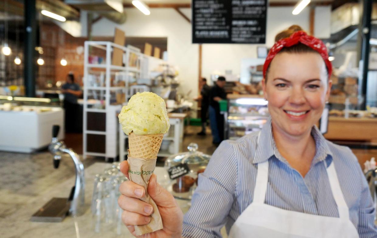 100 Favorite Dishes: I’m Peach Mint Ice Cream at High Point Creamery