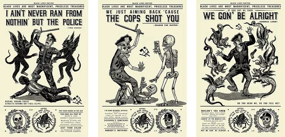 Artist Ravi Zupa Wants to Remind Us: Cops Still Kill Unarmed Black People