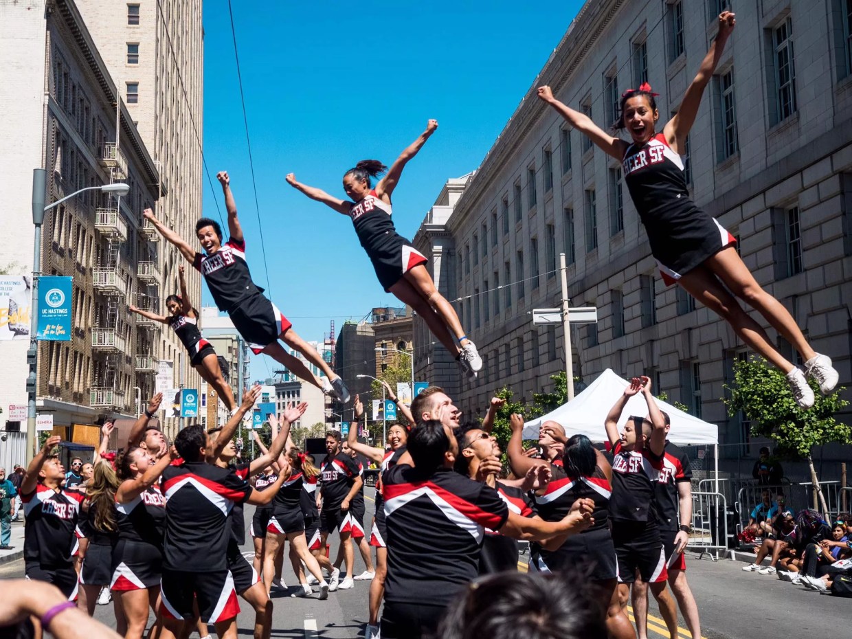 LGBTQ and Ally Cheerleaders in CHEER Colorado Debut at Denver PrideFest