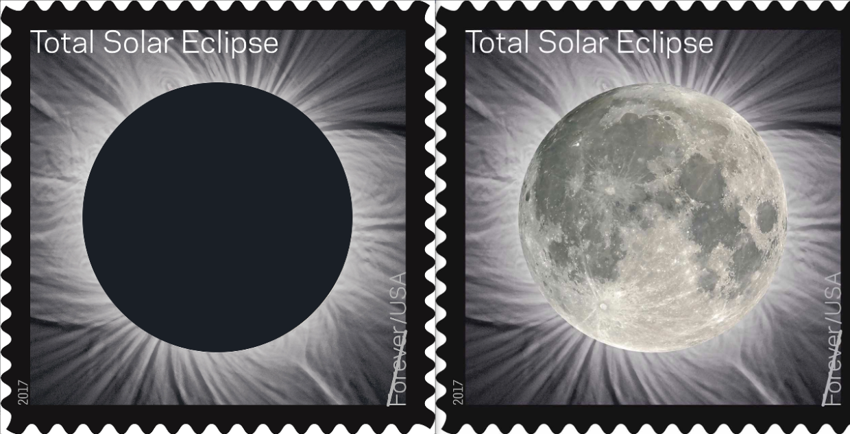 USPS Pushes the Envelope With Total Solar Eclipse Forever Stamp