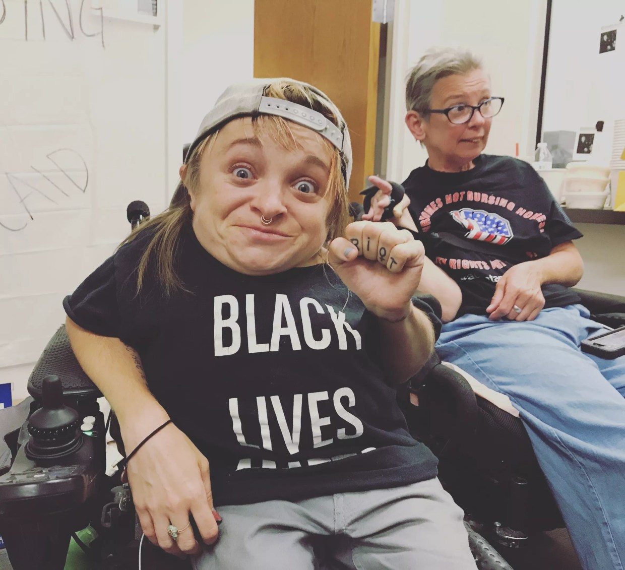 Wheelchair Sports Camp MC and ADAPT Activists Arrested at Gardner’s Office