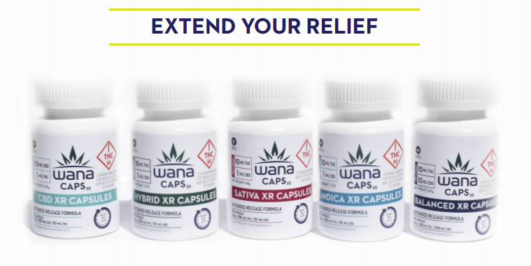 Wana Brands Releases New Indica, Sativa Extended-Release Pills