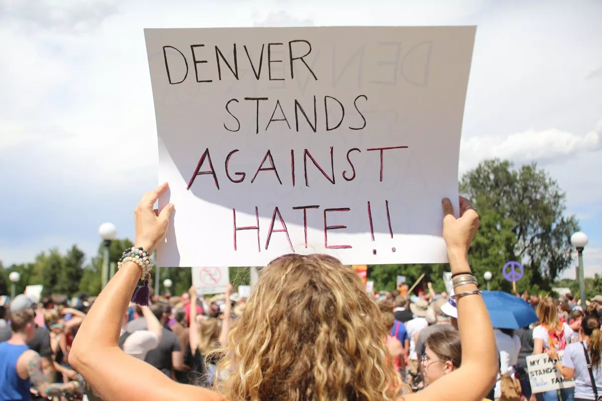Coloradans Rally Against Violence by White Supremacists, Domestic Terrorists