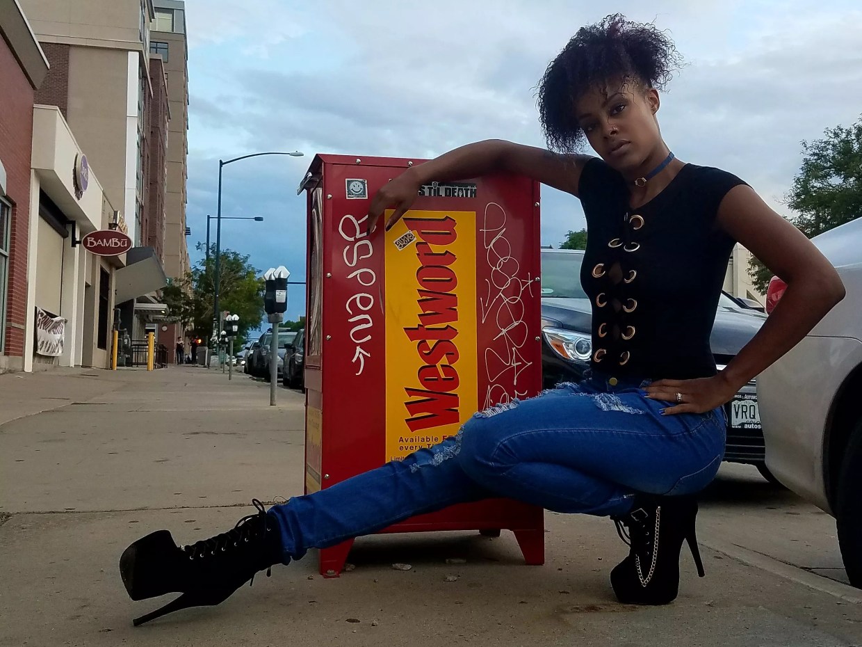 Off the Runway and on the Sidewalk, Alicia Myers Makes Casual Edgy