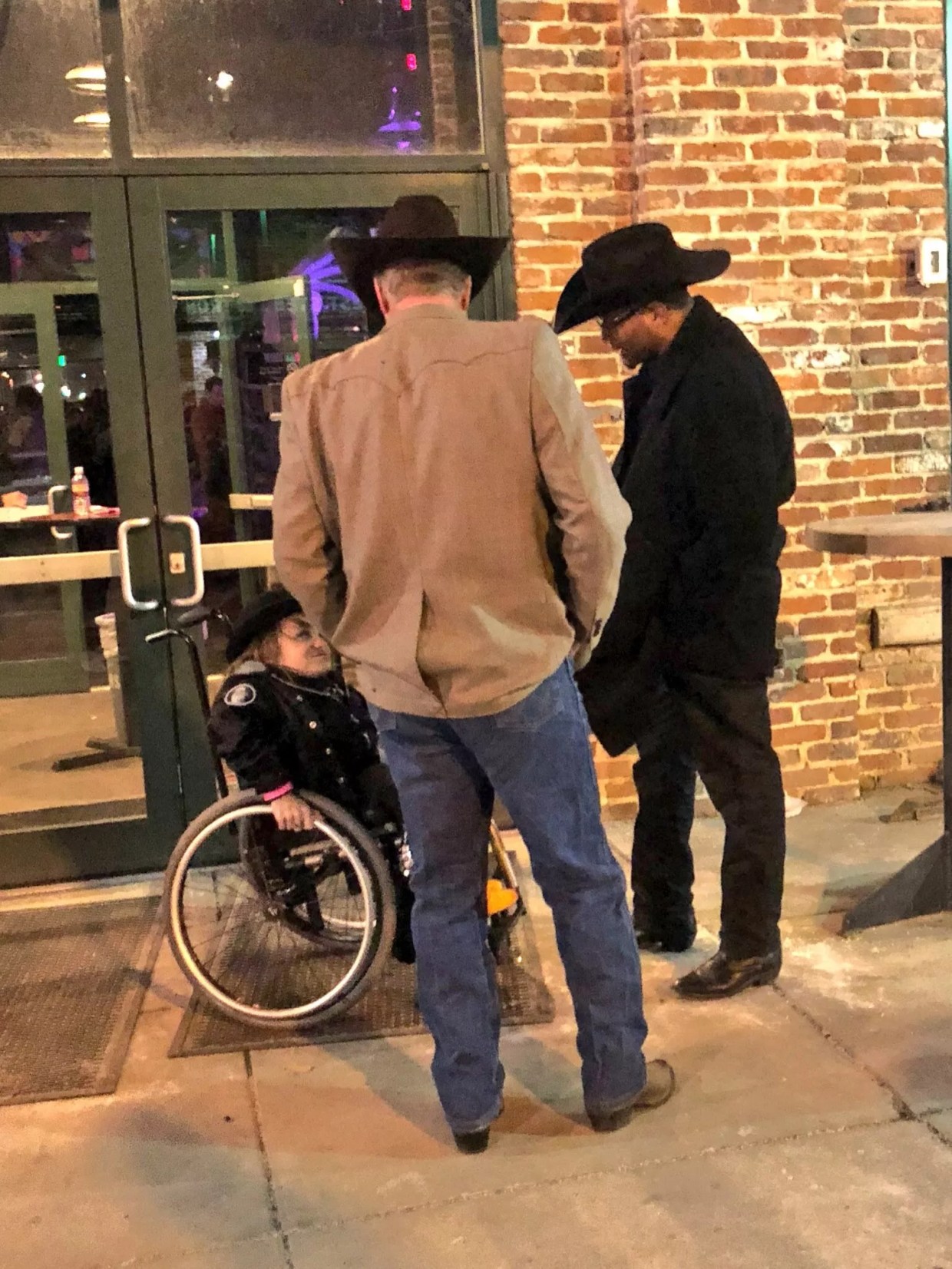 Wheelchair Sports Camp’s Kalyn Heffernan Confronts Albus Brooks at Meow Wolf Party