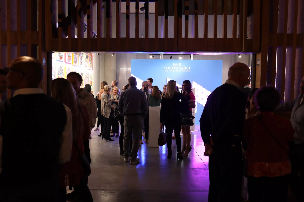 You’ll Get Stuck on Reed Weily’s <i>Sticker Shock </i> at Station 16