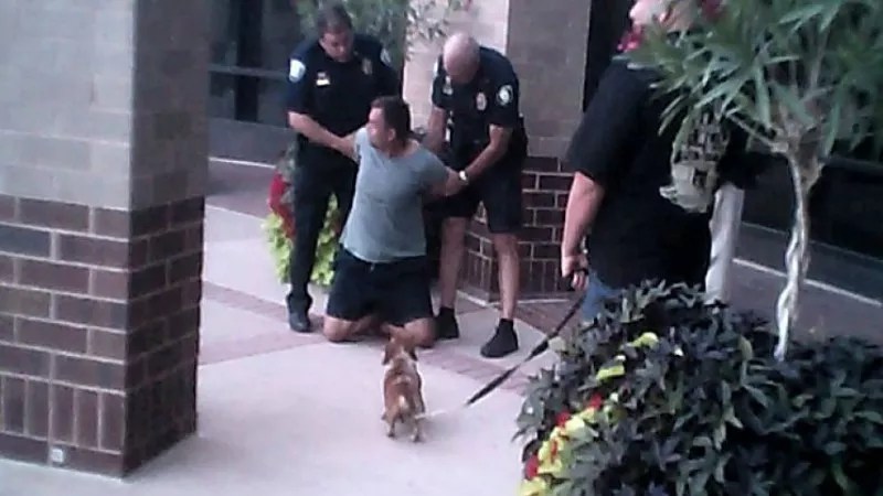 Sidewalk Chalker and Sex-Criminal Cop Who Busted Him Get Same Sentence