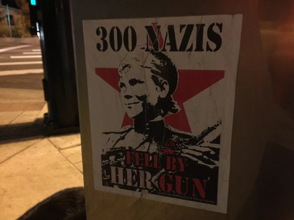 Sniper Who Killed 300 Nazis Isn’t the Woman Shown on Graffiti