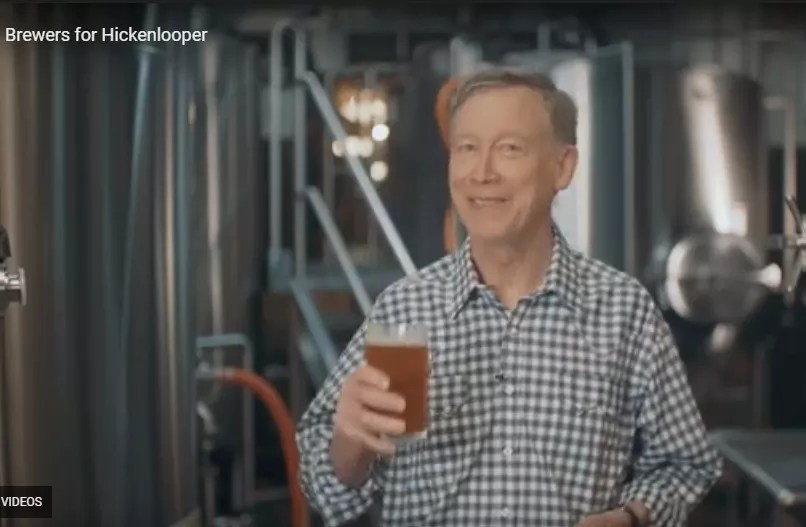 Hickenlooper’s New Ad Targets His Liquid Base: America’s Craft Brewers