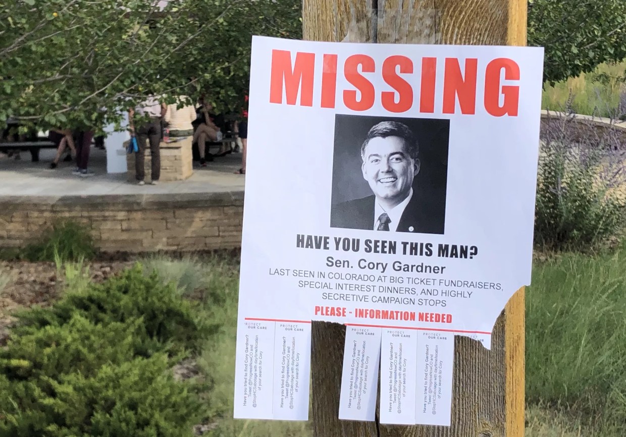 Fed Up With the Real Thing, Activists Take “Cardboard” Cory Gardner on the Road