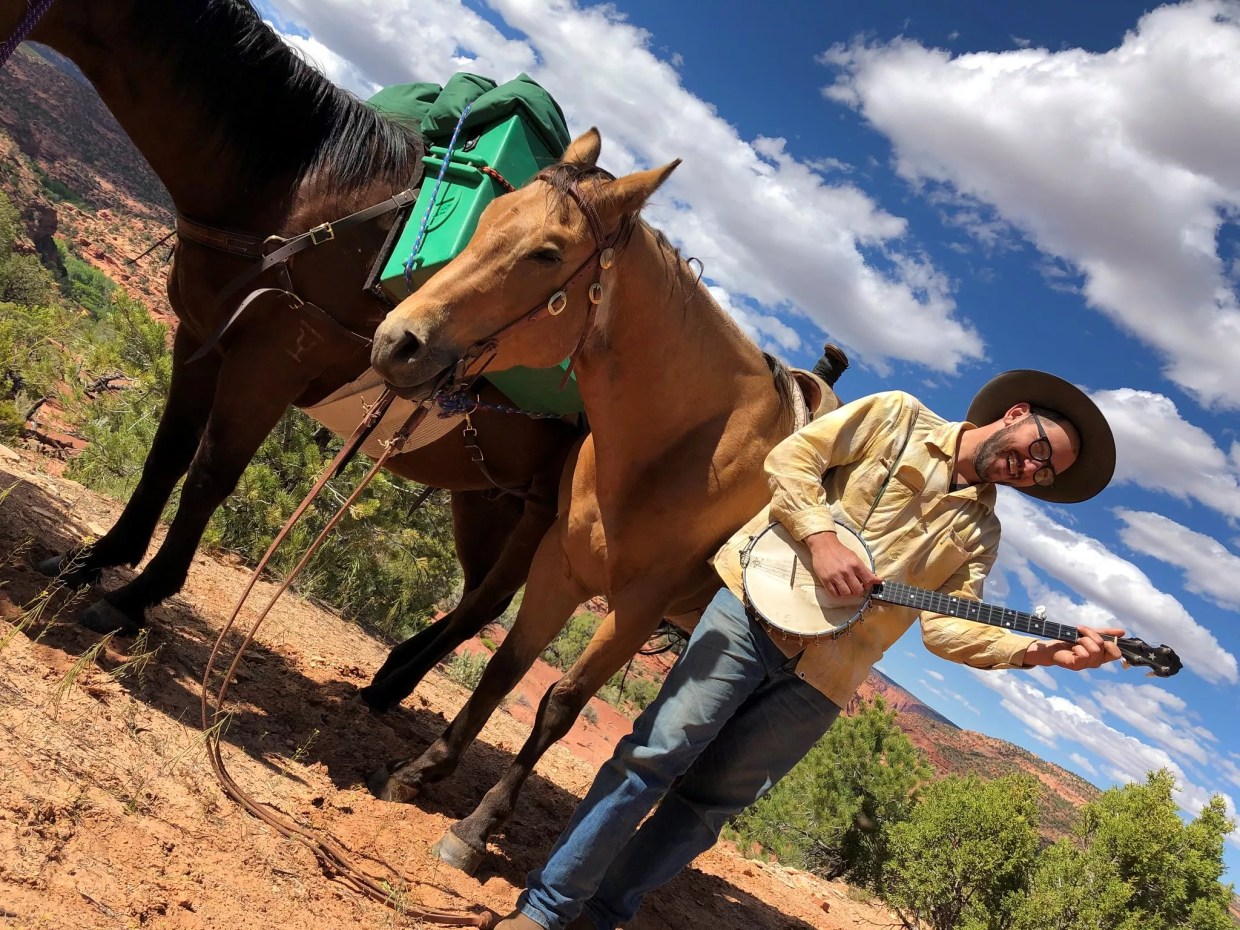Musician Gideon Irving Is Touring the West by Horse