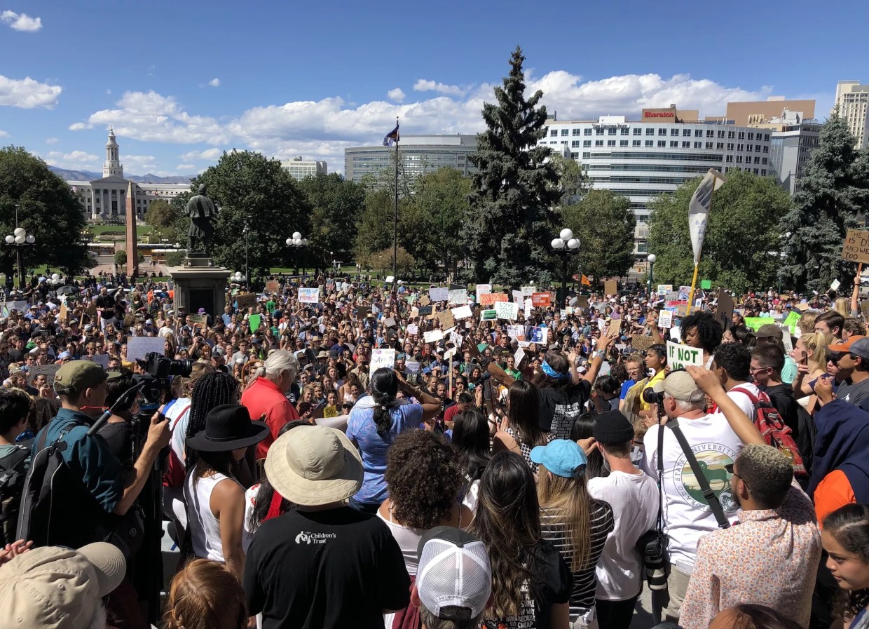 Denver Youth Activists Rally at Capitol, Join Wave of Global Climate Strikes