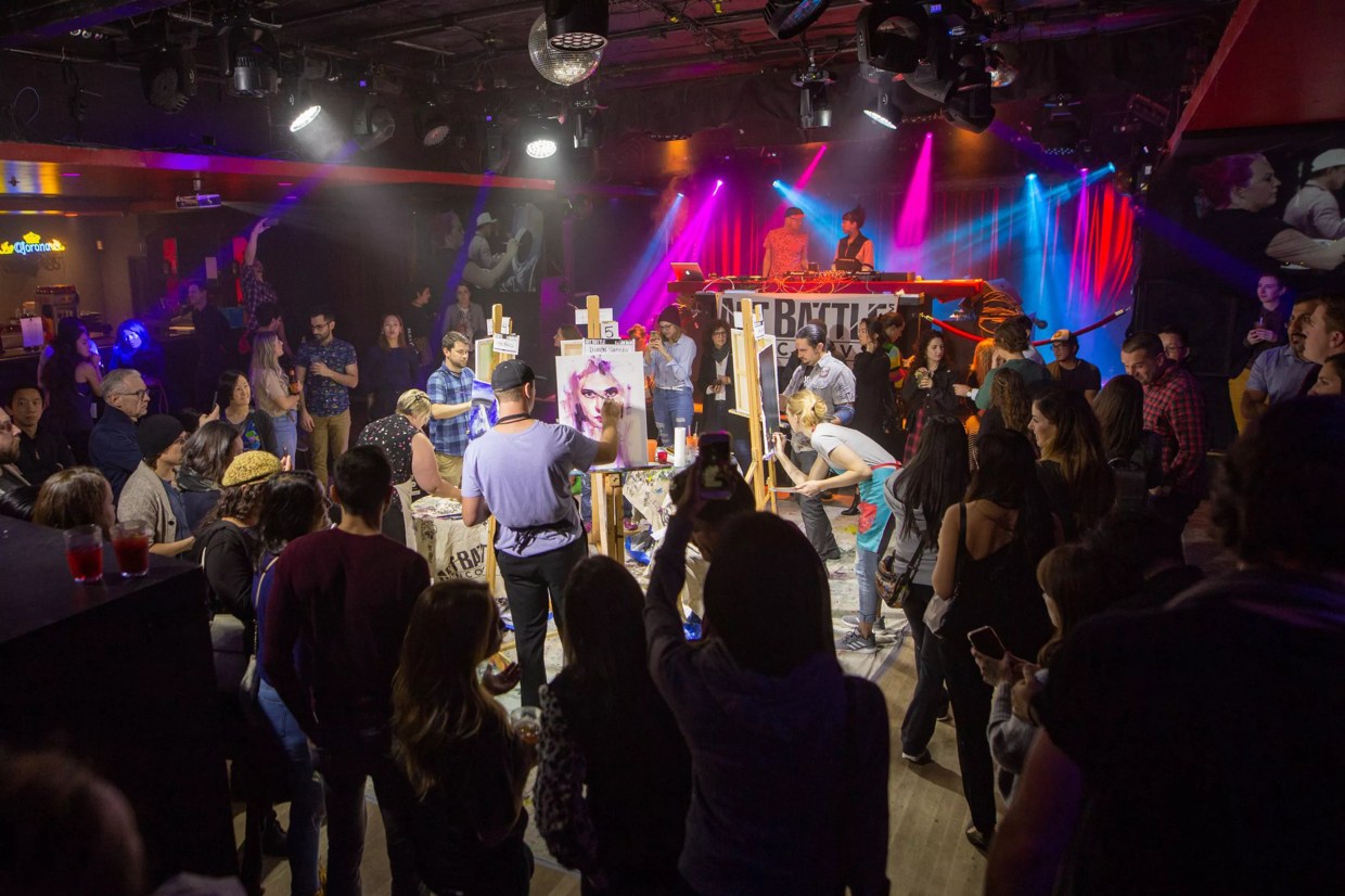 Denver Artists Duke It Out at Art Battle