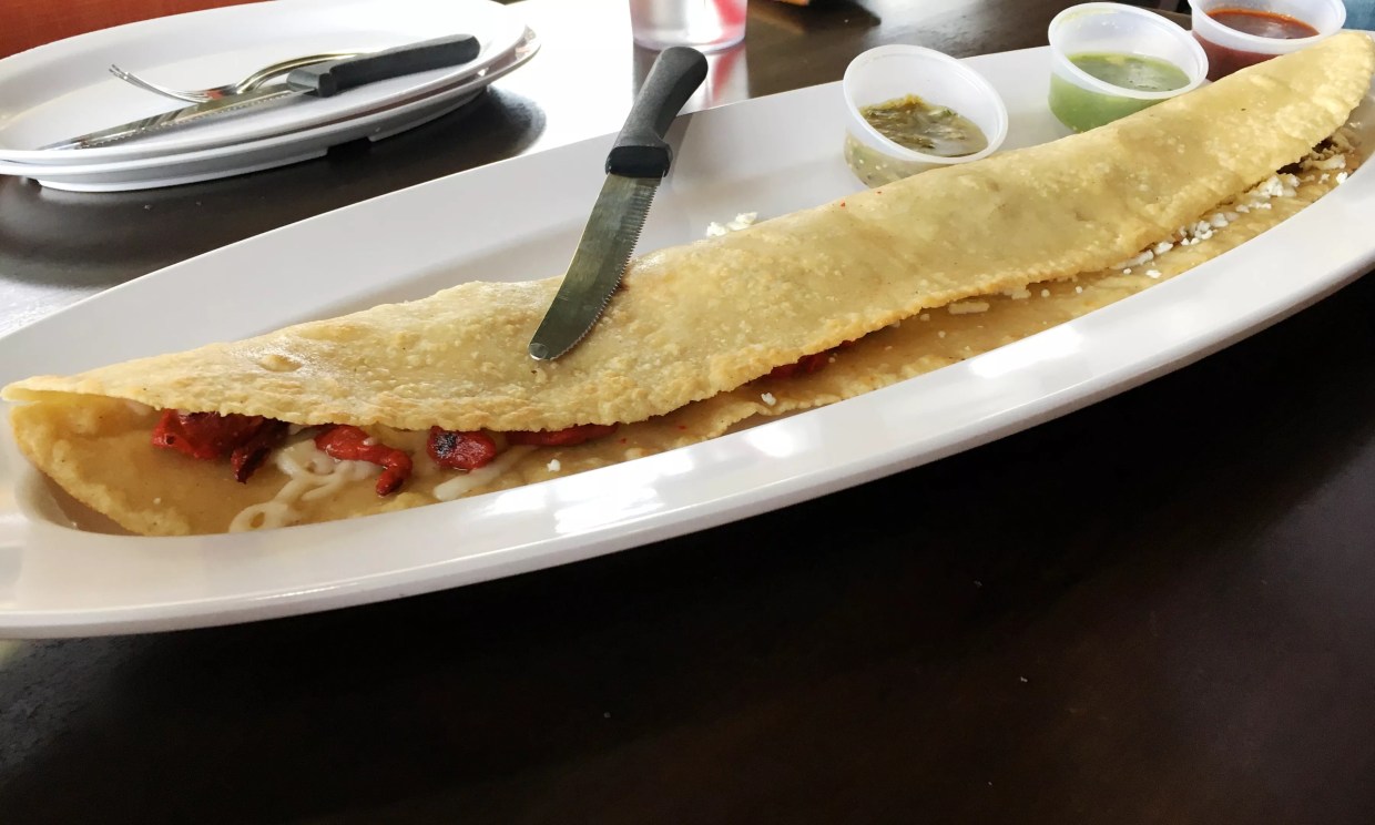 Find the Biggest Taco You’ve Ever Had at Fritangas La Pili