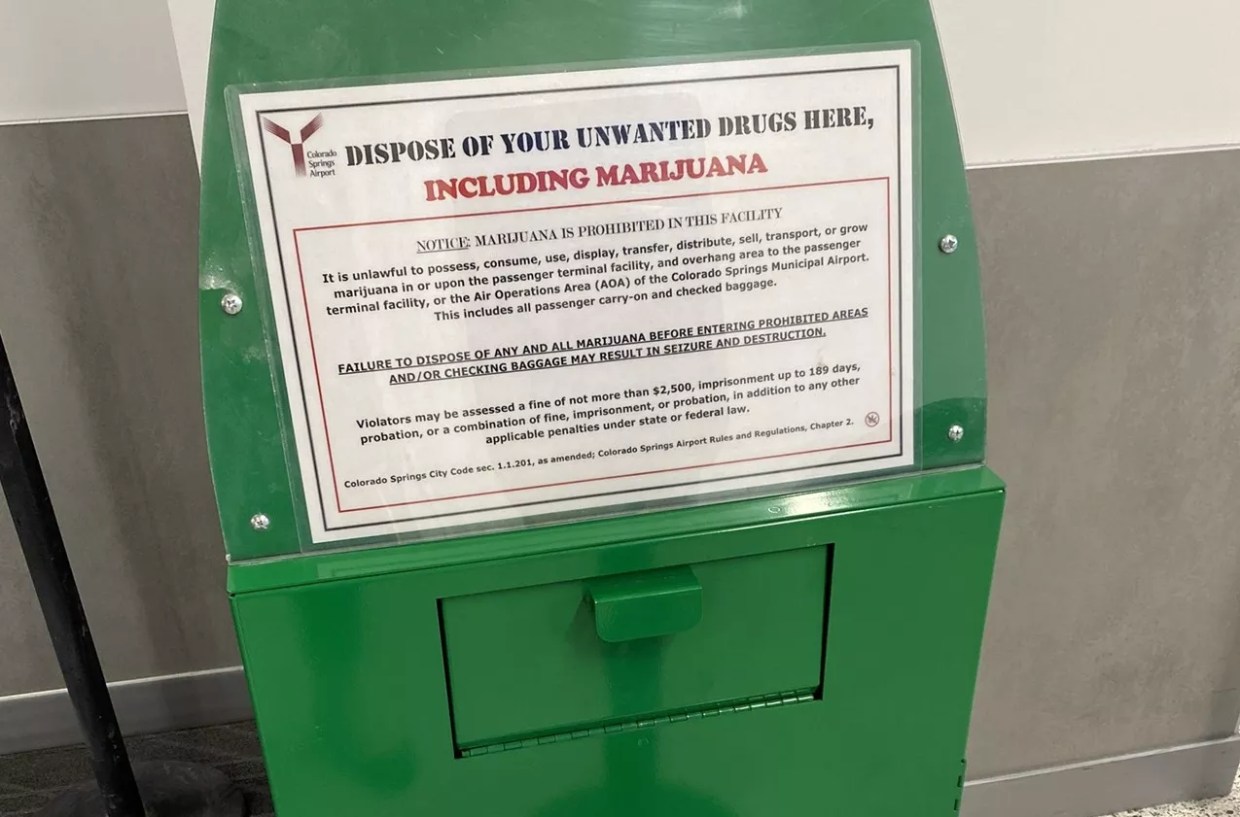 Why Some Airports Carry Weed Amnesty Boxes and Denver Doesn’t