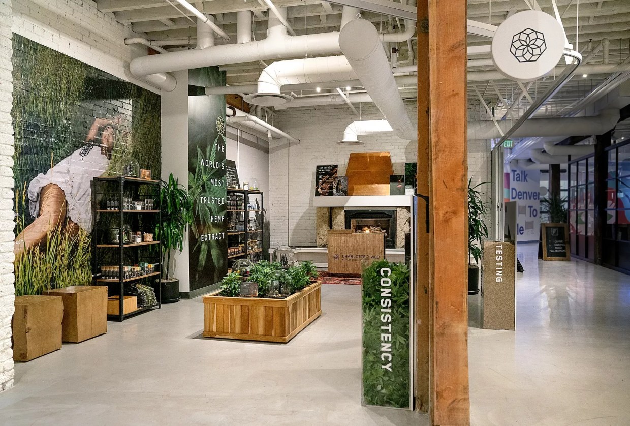 Charlotte’s Web Opens CBD Pop-Up on Dairy Block