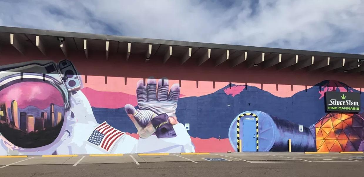 Dispensary Unveils New Mural, Named by the Internet