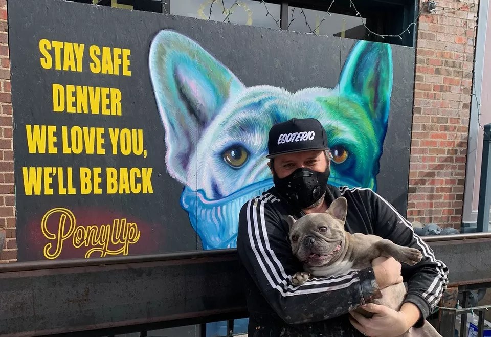 Muralist Patrick Kane McGregor Raises Funds for Restaurant Workers