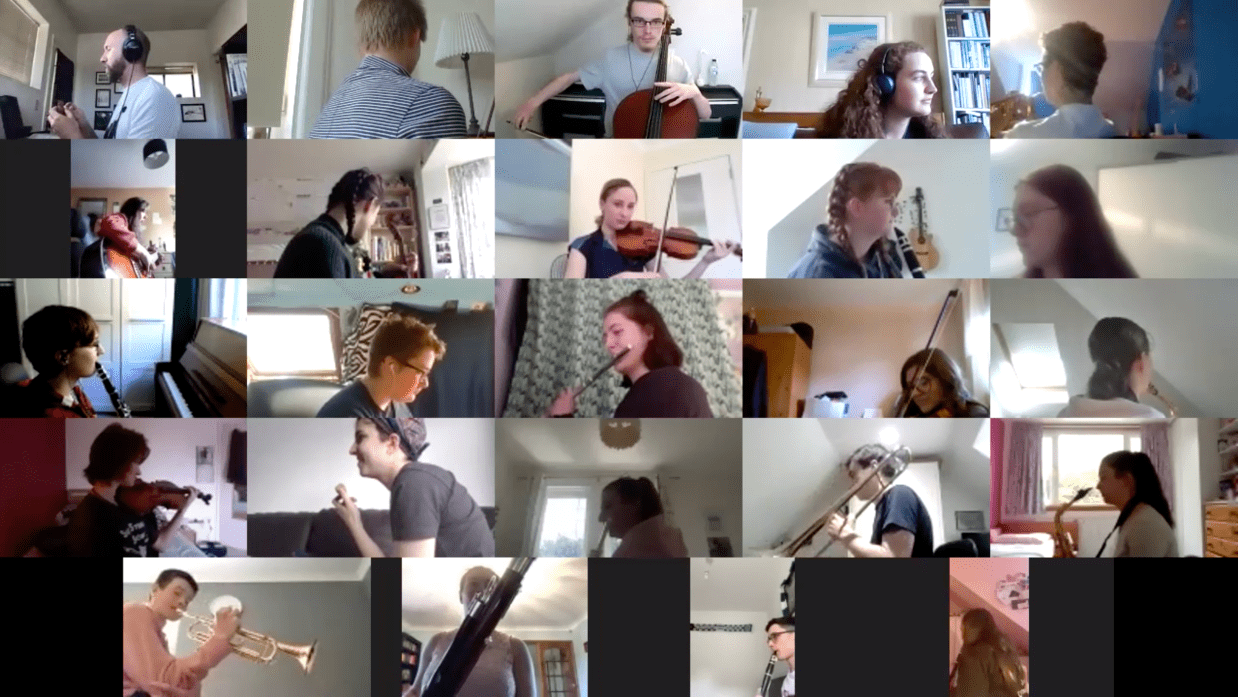 Nathan Hall and Scottish Teens Compose a Concert Over Zoom