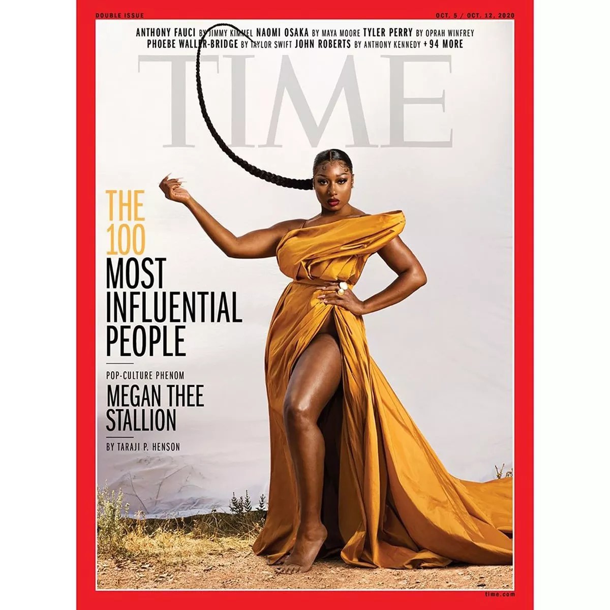<i>Time</i> Magazine Puts Megan Thee Stallion at Red Rocks on Its Cover