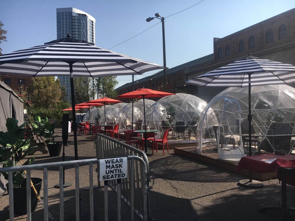 Restaurants and the State Get Creative With Heated Outdoor Dining Options