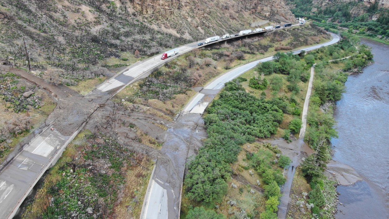 I-70 Through Glenwood Canyon Reopens After Mudslide — for Now