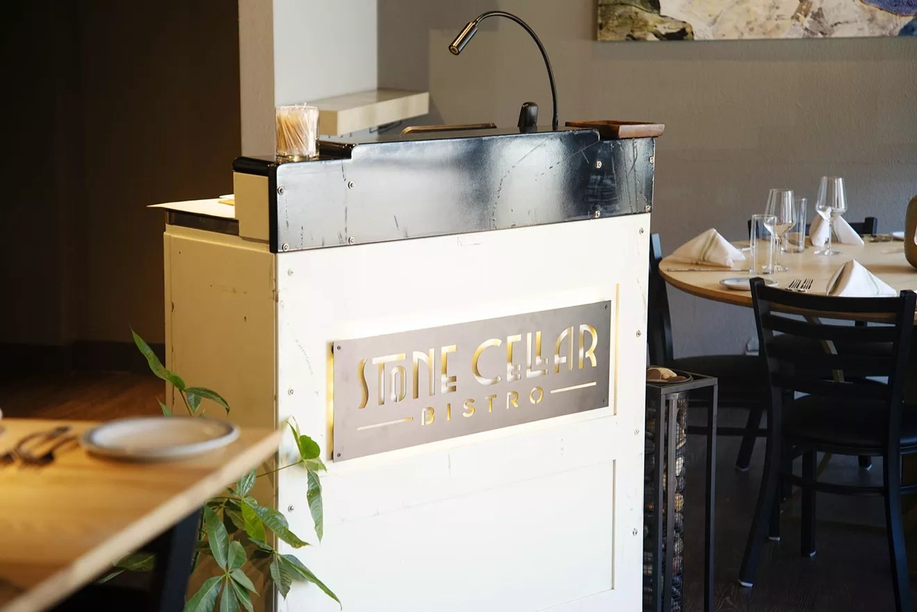 the host stand at a restaurant