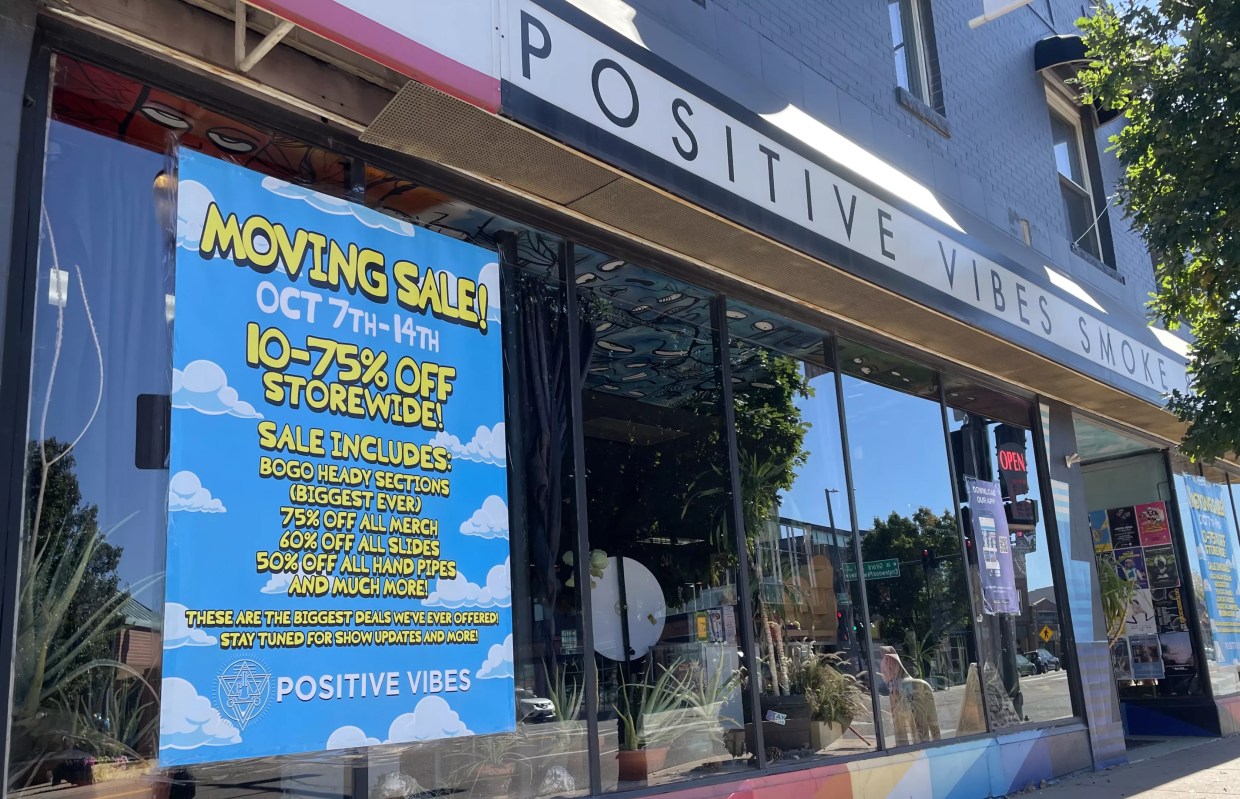 Positive Vibes Head Shop Closing Doors Today