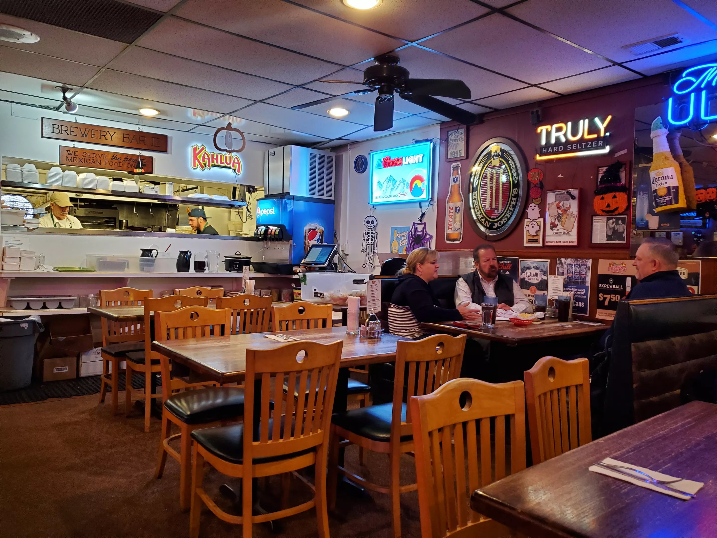 inside of a restaurant