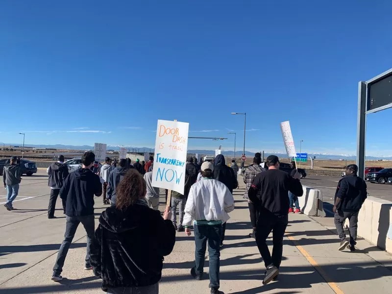 Drivers’ Union Staged Strike at DIA the Saturday After Thanksgiving