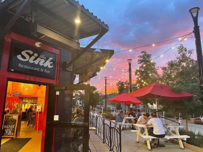 The Sink  in Boulder today