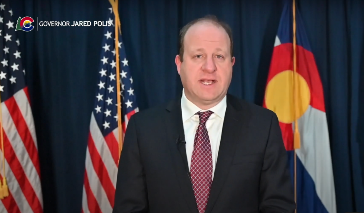 Colorado Governor Jared Polis addresses the cannabis industry.