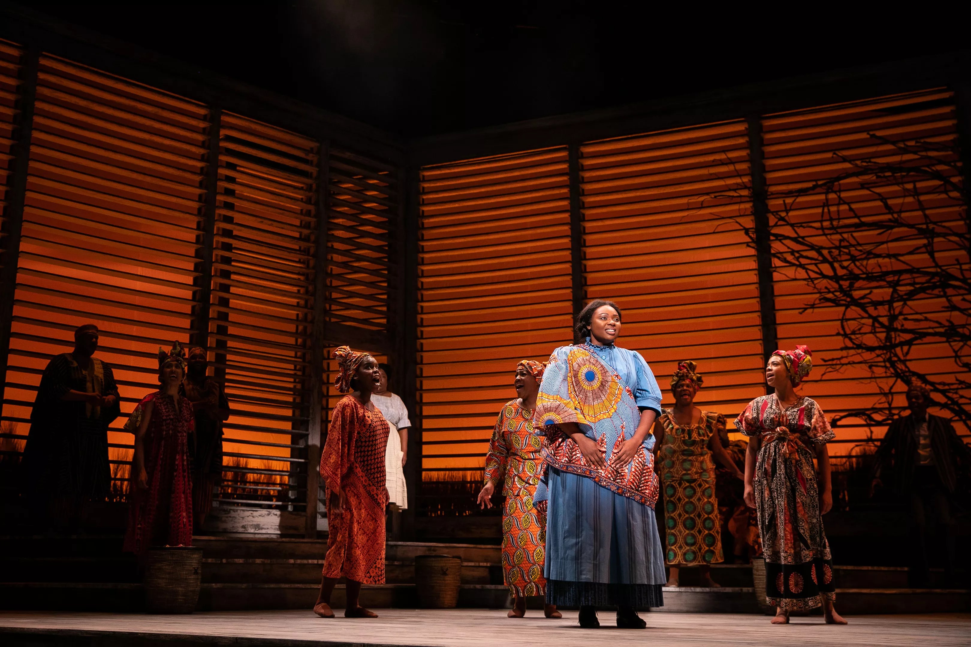 performers on a stage