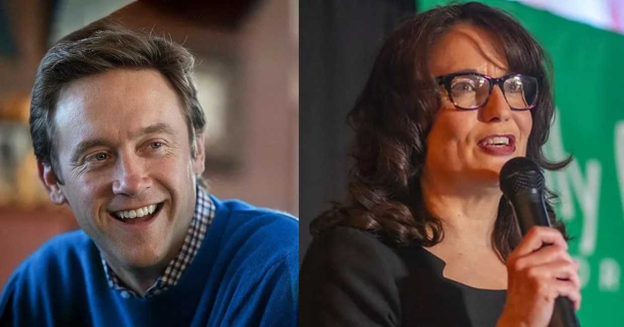 Mike Johnston and Kelly Brough mayoral candidates