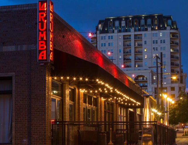 outside of La Rumba in Denver