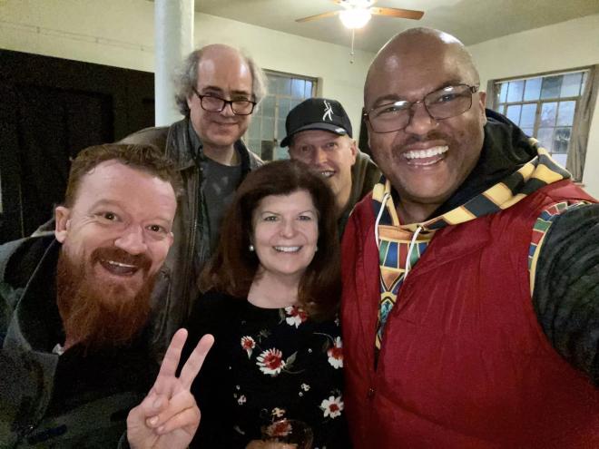 people smiling in a selfie