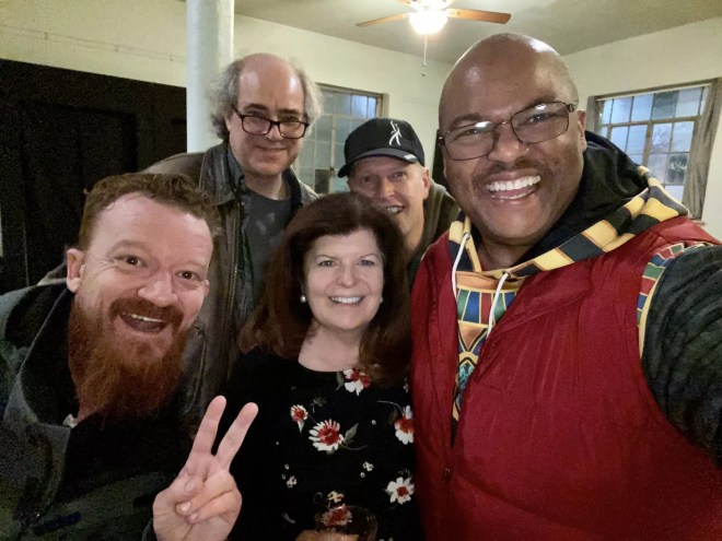 people smiling in a selfie