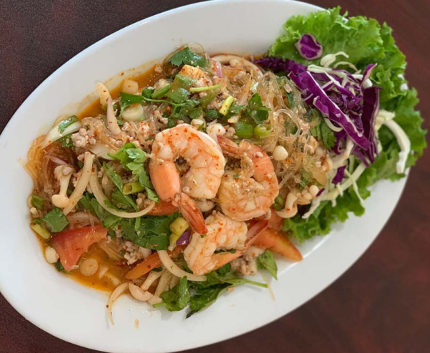thai noodles with shrimp