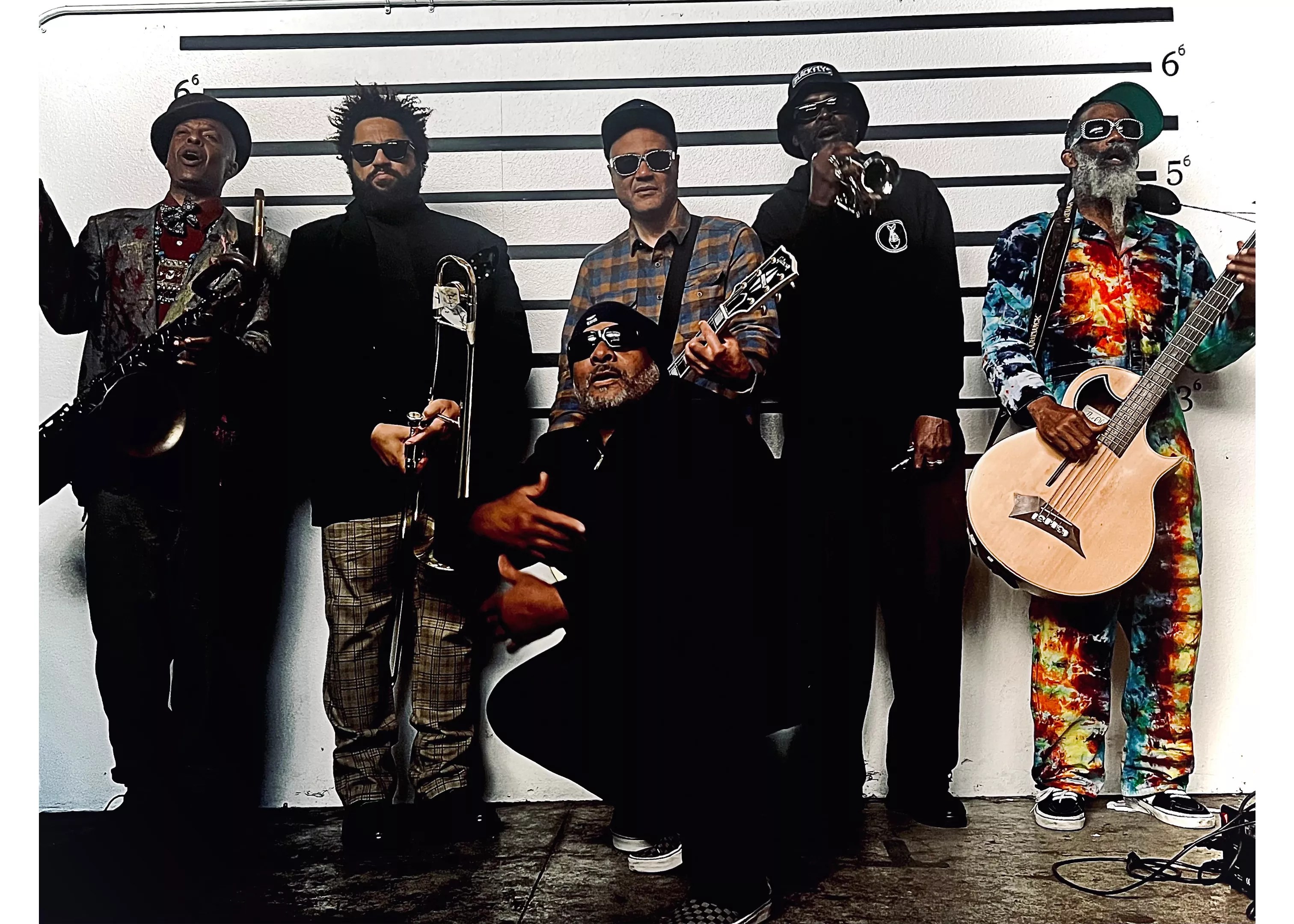 picture of a seven-piece band