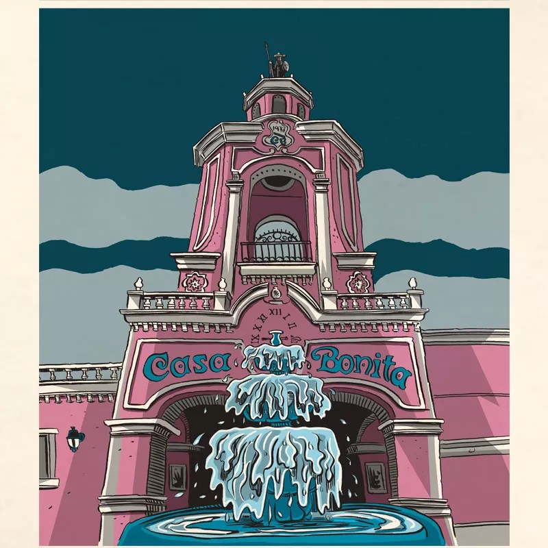 cartoon casa bonita