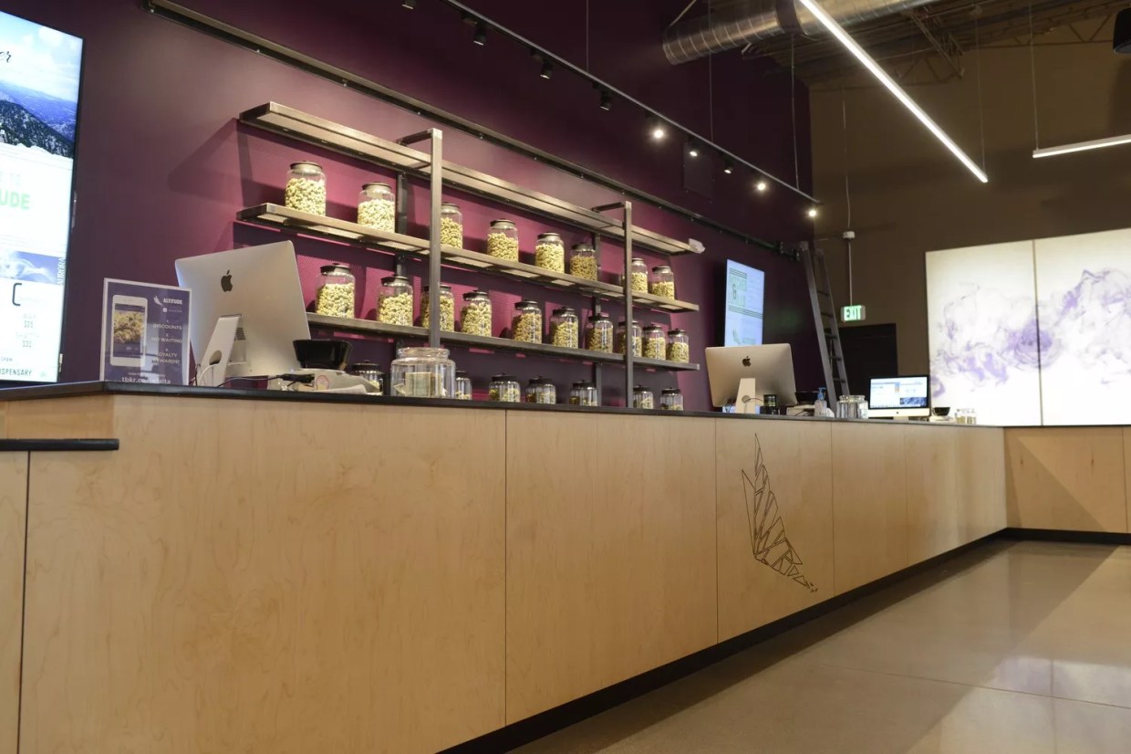 Altitude the Dispensary, a recreational marijuana store in Aurora.
