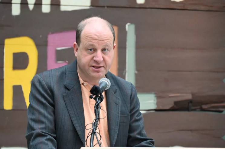 Gov. Jared Polis talks about the importance of licensing undocumented Colorado drivers to mark ten year anniversary of landmark bill.