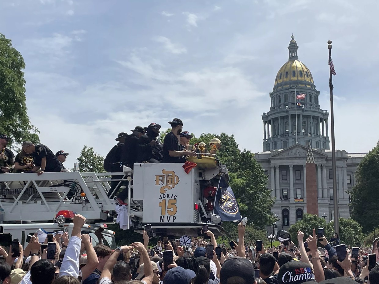 Mile High, Baby! Scenes From the Nuggets Championship Parade