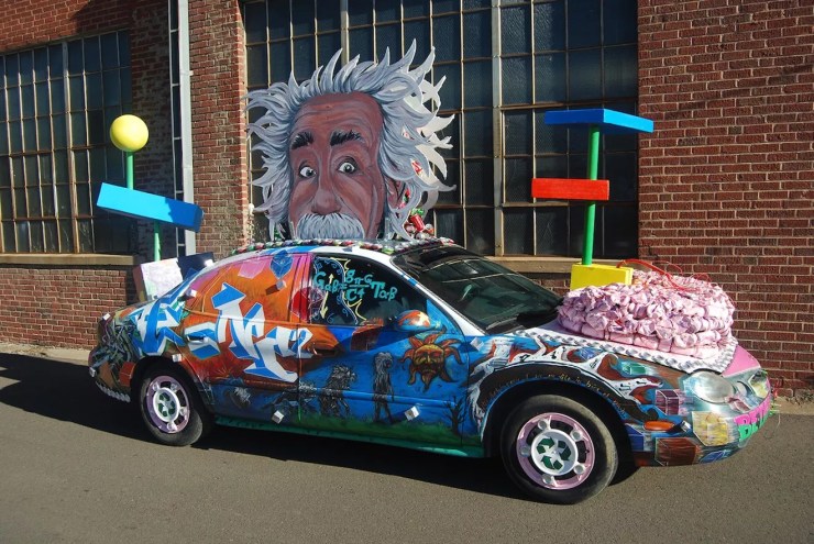 art car honoring Albert Einstein