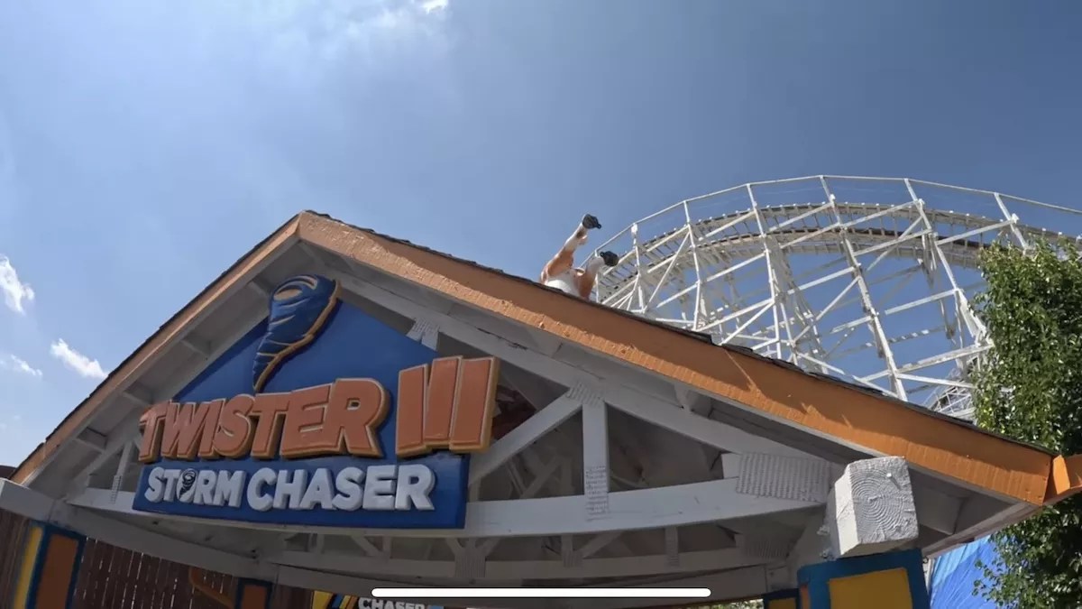 Elitch Gardens recently renamed their historic wooden track roller coaster to Twister III: Storm Chaser as they keep the beloved ride alive.