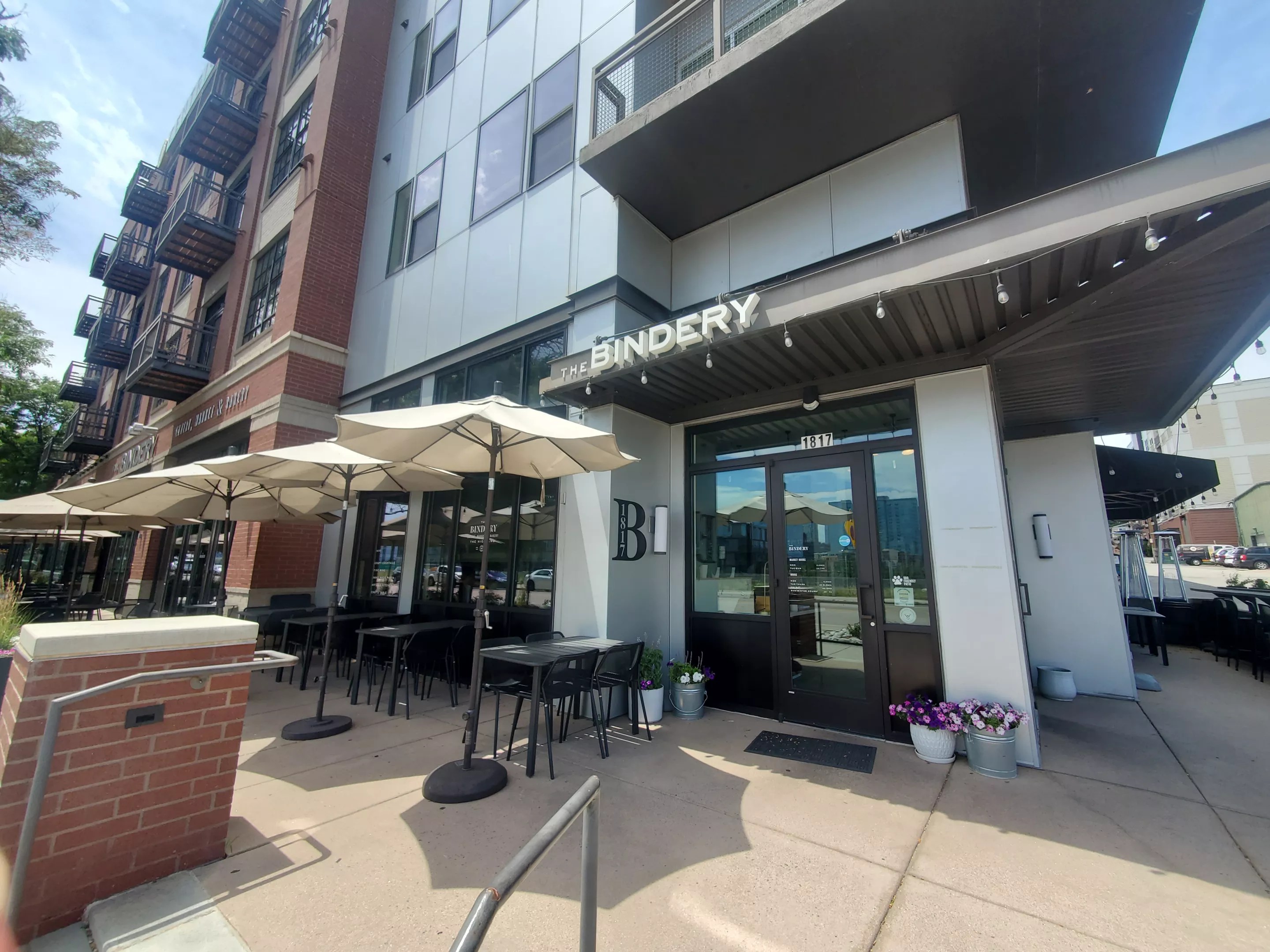 the front of a restaurant